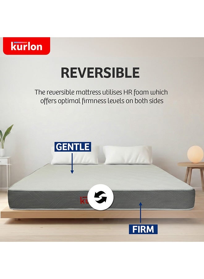 Kurlon مرتبة كيرل-أون المزدوجة | راحة مزدوجة | دعم ناعم وصلب | مرتبة مزدوجة قابلة للعكس | رغوة عالية المرونة (HR) | مرتبة سرير بحجم فردي | 200×90×20 سم | ضمان 10 سنوات - Image 3