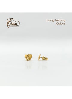 Double Heart Gold Earrings | Stainless Steel | Gold Plated - pzsku/Z21DB9459BD6A8E9D8425Z/45/_/1731739764/11ef583d-3984-4a0e-80c6-5ac9417e4765