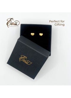 Double Heart Gold Earrings | Stainless Steel | Gold Plated - pzsku/Z21DB9459BD6A8E9D8425Z/45/_/1731739776/cc7eff66-932f-42e4-afa3-3d3fc1a64b23