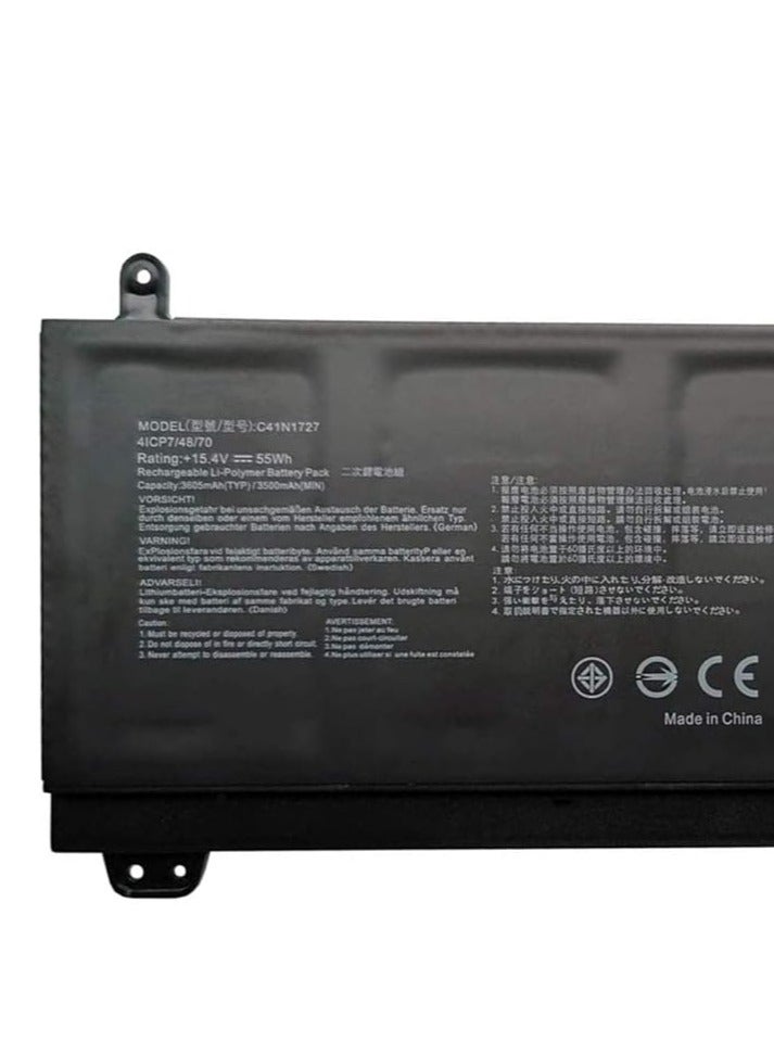 Terabyte Replacement C41N1727 Laptop Battery for Asus Zephyrus GM501 GM501G GM501GM GM501GS ROG GU501 GU501GM Series Notebook 0B200-029000000 15.4V 55Wh - Image 3