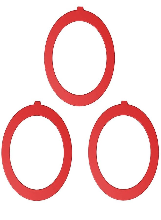 EastyGold Toilet Flush Valve Seal Kohler Silicone Canister Flush Valve Seal Ring Replacement Tank Gasket Kohler for K-GP1059291 Toilet Accessories 3 Pack - Image 1