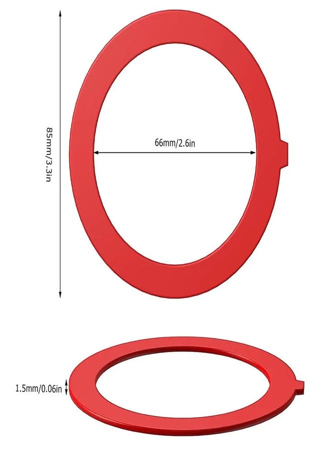 EastyGold Toilet Flush Valve Seal Kohler Silicone Canister Flush Valve Seal Ring Replacement Tank Gasket Kohler for K-GP1059291 Toilet Accessories 3 Pack - Image 3