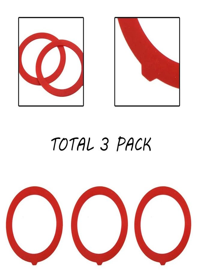 EastyGold Toilet Flush Valve Seal Kohler Silicone Canister Flush Valve Seal Ring Replacement Tank Gasket Kohler for K-GP1059291 Toilet Accessories 3 Pack - Image 4