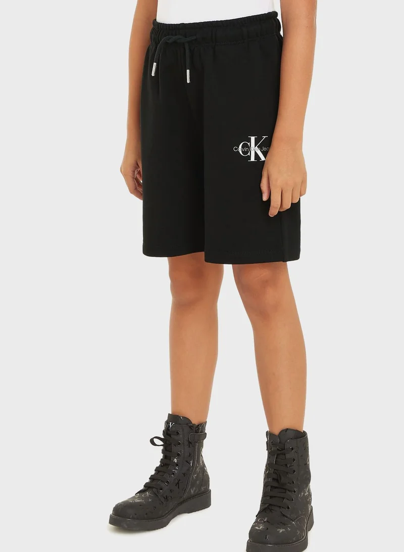 Calvin Klein Jeans Kids Monogram Shorts