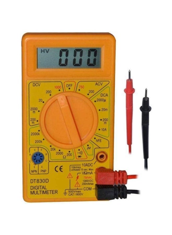 Digital Multimeter with LCD Display for Measuring Voltage, Current, Resistance, and Various Electronic Parameters – Multi-Color - Image 4