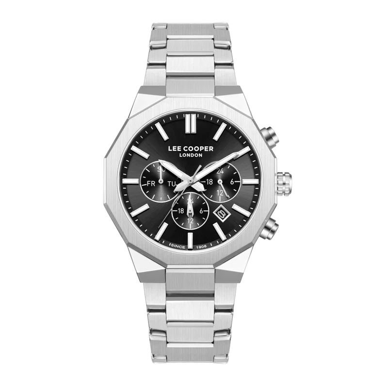 Lee Cooper Men's Metal Multi Function Watch LC08218.350 - 43 mm