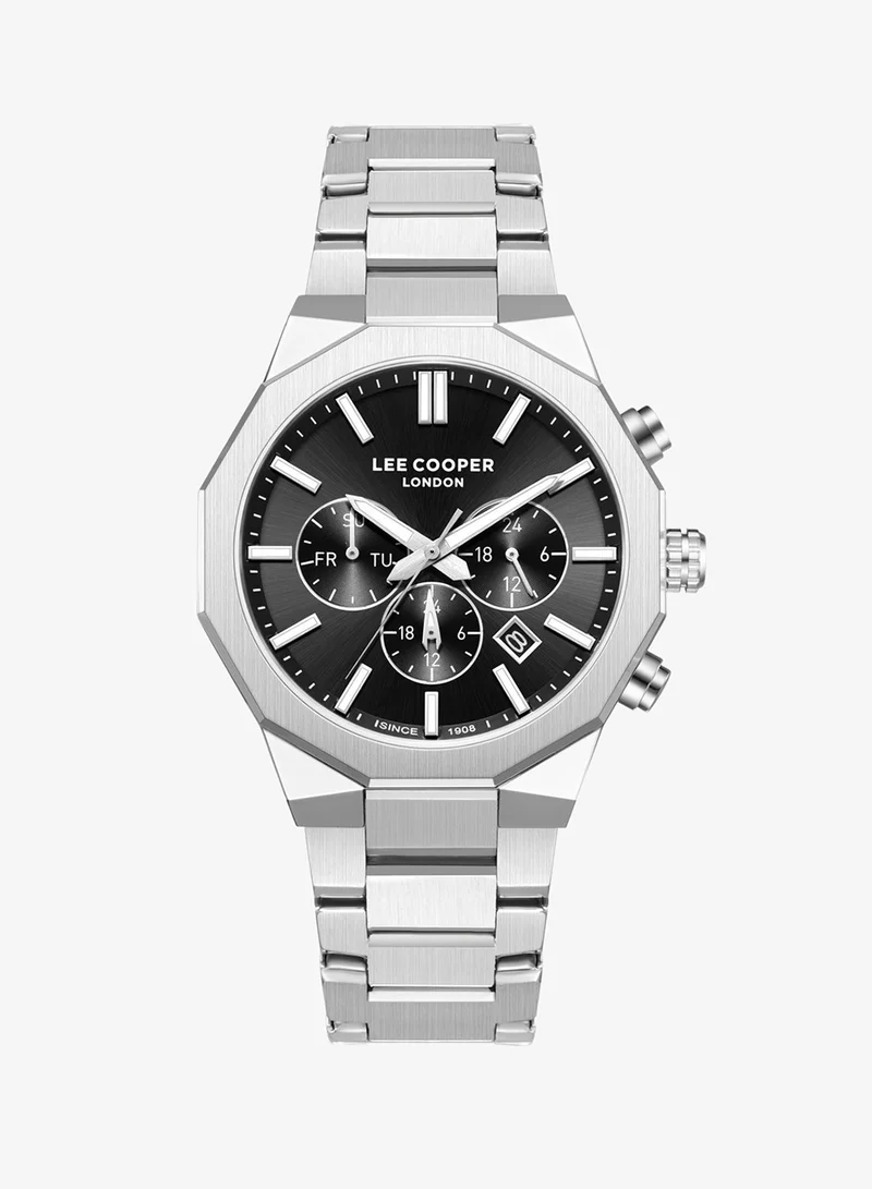 Lee Cooper Men's Metal Multi Function Watch LC08218.350 - 43 mm