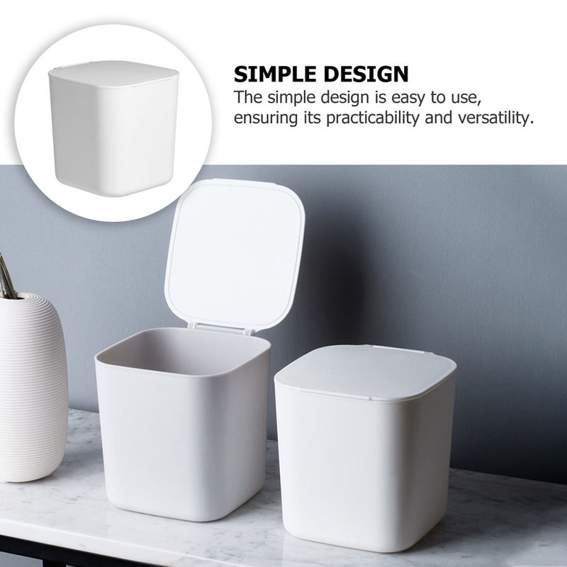 Trash Can for Bedrooms and Living Rooms, Durable Waste Container with Long Service Life - Image 5