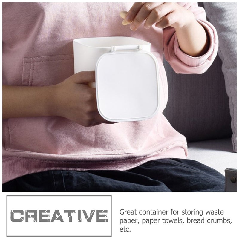 Trash Can for Bedrooms and Living Rooms, Durable Waste Container with Long Service Life - Image 3