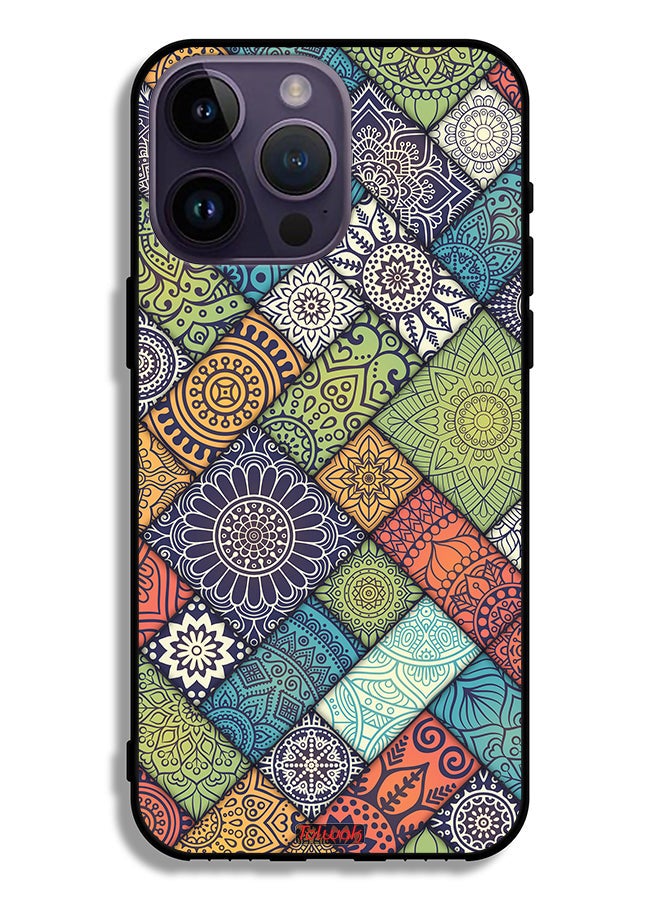 Tolwak Apple iPhone 14 Pro Max Protective Case Mandala Pattern - Image 2