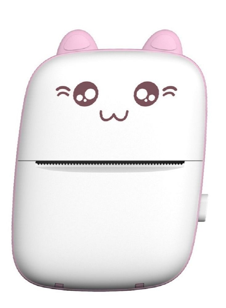 Mini Thermal Label Printer Smart Pocket Portable Photo Printer For Phone Wireless Bluetooth Adhesive Miniprint W Printing Paper - Image 1