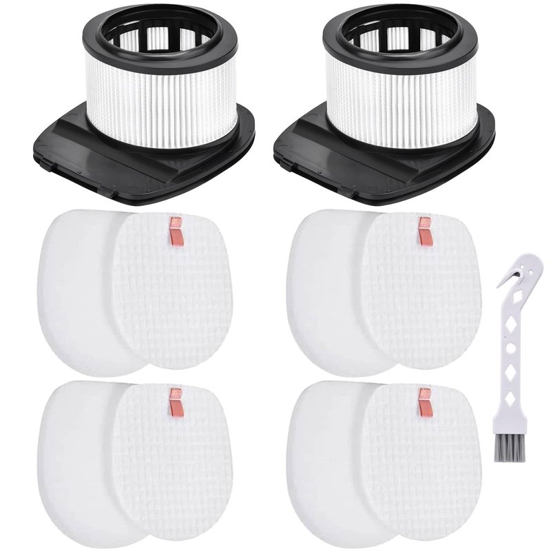 Leadaybetter Filter Replacement for Shark Rocket Pet Pro IZ162H IZ361H IZ362H IZ363HT IZ440H IZ441HBRN IZ462H IZ482H IZ483H Cordless Stick Vacuum Part  XHF161H  617FJ140
