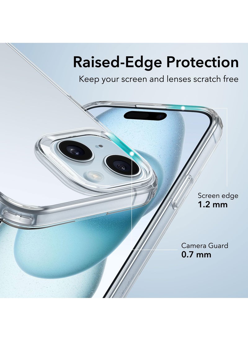 ESR - iPhone 15 Case Shockproof Thin Cover Yellowing Resistant Slim Transparent TPU Phone Case Zero Series Clear - Image 1
