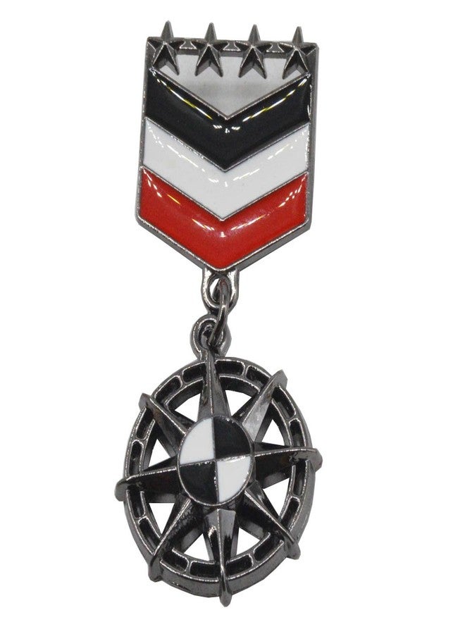 Sullery Party Gift Shipwheel Medal Brooch Pin Badge Lapel Pin Multicolor Zinc Alloy Brooch For Men Women - Image 1