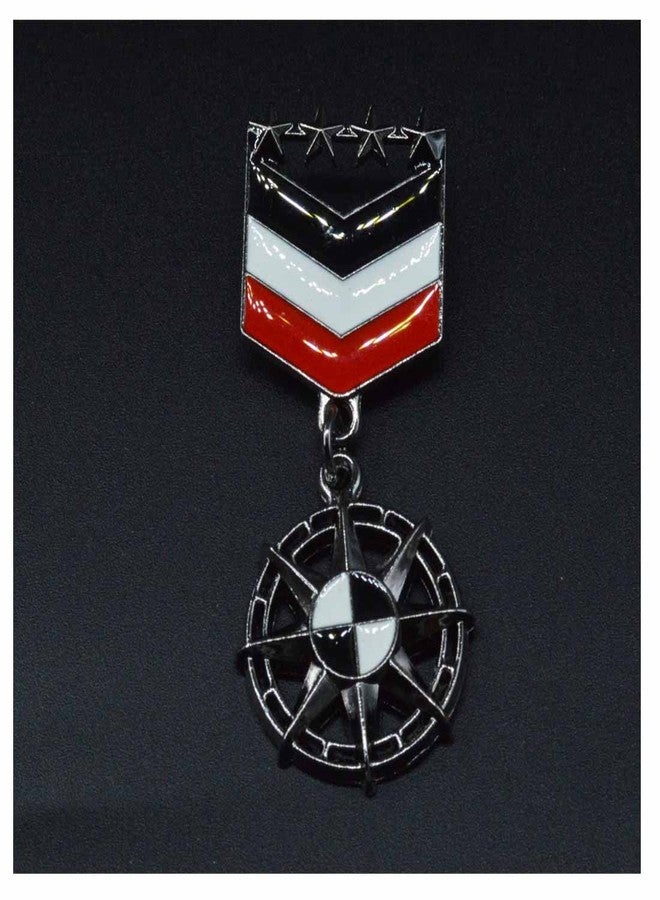 Sullery Party Gift Shipwheel Medal Brooch Pin Badge Lapel Pin Multicolor Zinc Alloy Brooch For Men Women - Image 4