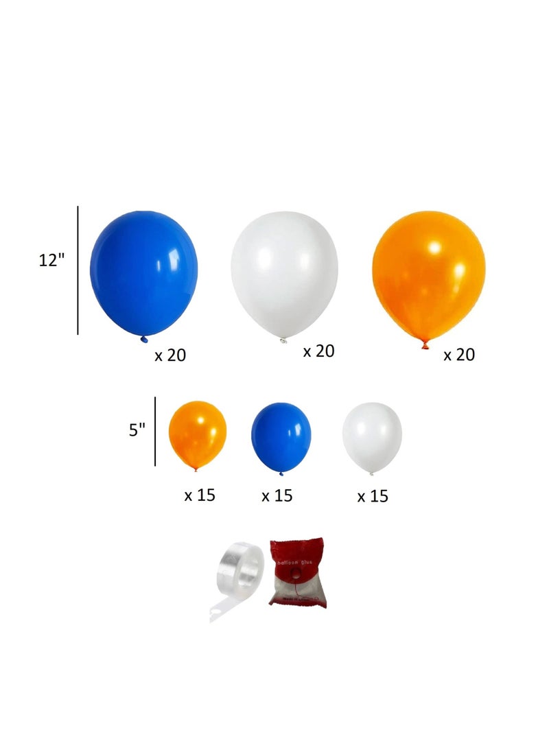 Blue Orange White Balloons garland Kit For Blippi Theme Birthday Party - pzsku/Z21DC43E3C030AE04754DZ/45/_/1690280560/c049f3d3-69a1-4956-85d9-6b5cf2c44ea7