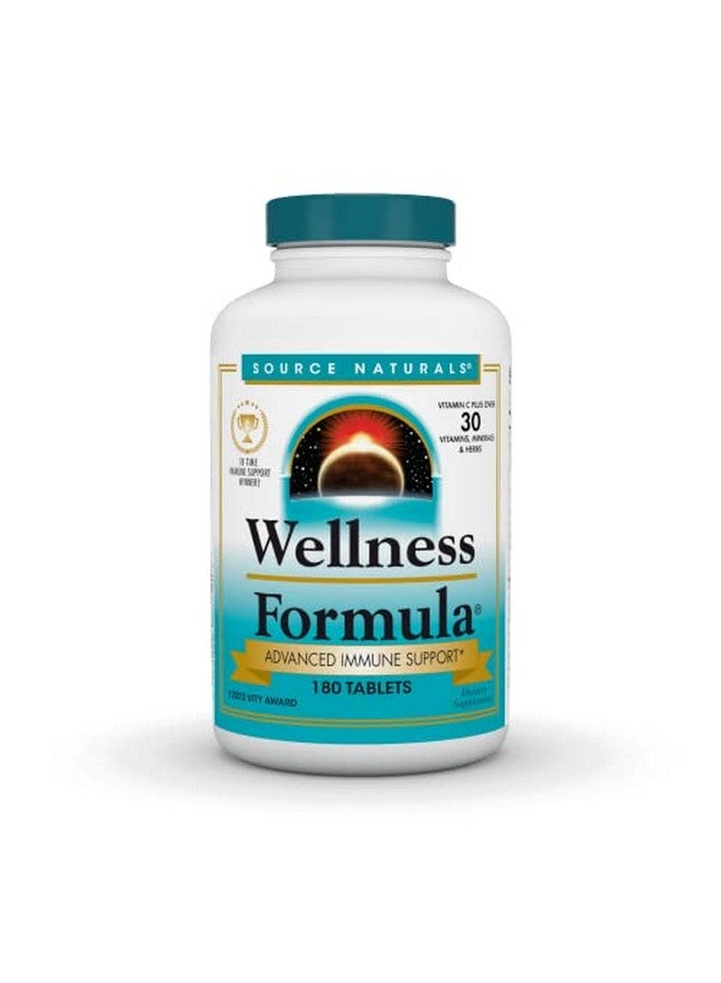 Source Naturals Wellness Formula Bioaligned Vitamins & Herbal Defense Immune System Support Supplement & Immunity Booster* 180 Tablets - Image 1