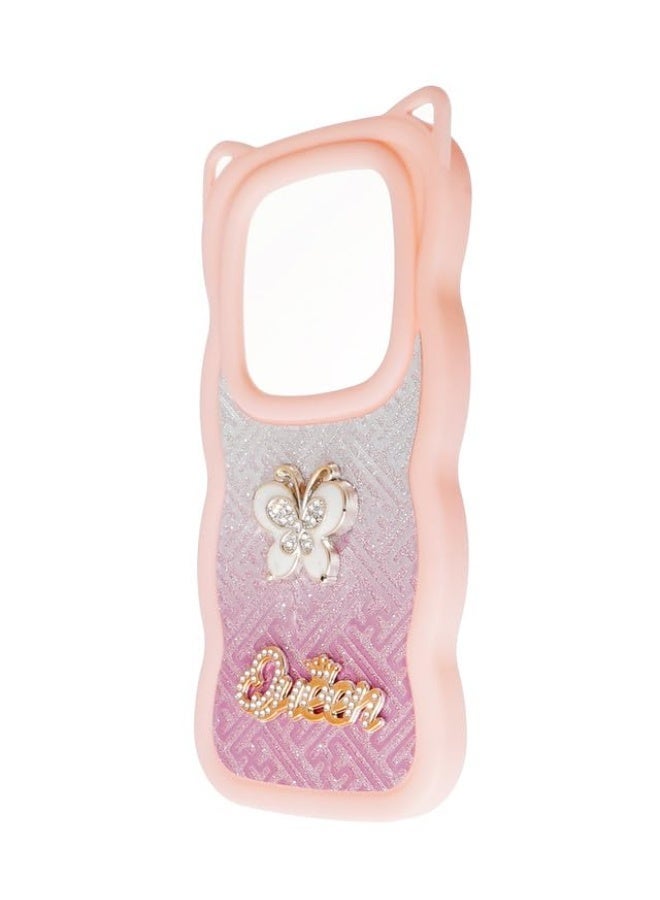 Glitter Plastic Back Cover For Realme 13 4G, Multi Color - Image 3