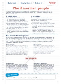 Pearson REVISE AQA GCSE History America, 1920-1973: Opportunity and inequality Revision Guide and Workbook inc online edition - 2023 and 2024 exams  - Image 3