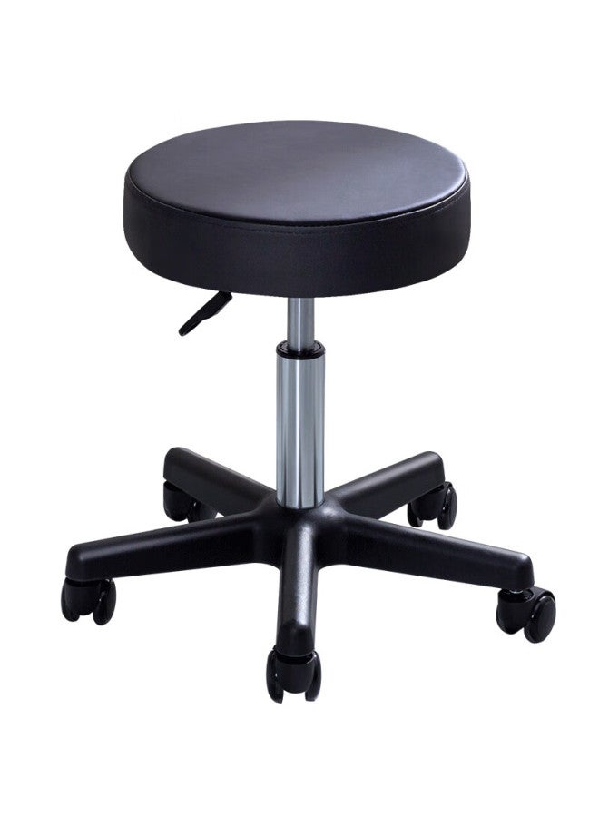 Cloris Karen Poetry Adjustable Rotating Bar Stool Beauty Home Kitchen Laboratory High Stool With Wheels Bar Chair H101 - Image 5