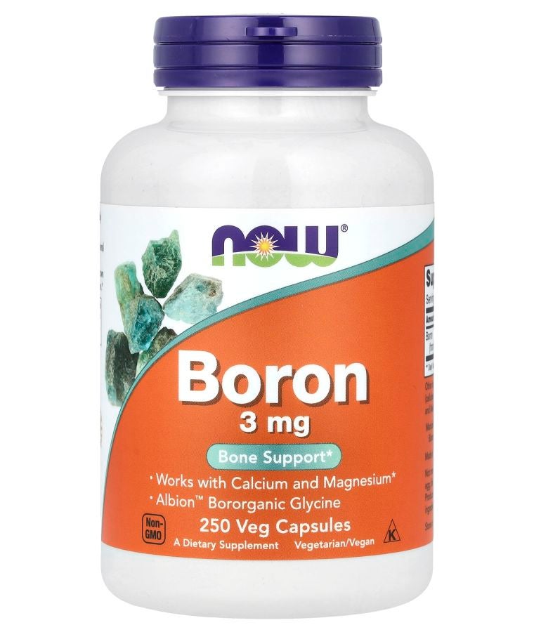 now Boron 3 mg 250 Veg Capsules