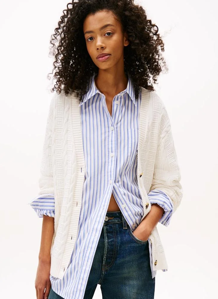 TOMMY JEANS Essential Button Detail Cardigan
