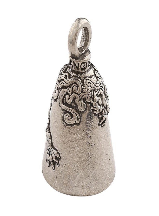Guardian Bell Foo Dog Good Luck Bell w/Keyring & Black Velvet Gift Bag | Motorcycle Bell | Lead-Free Pewter | Good Luck Gift to Friends & Family | Bike Bell | Made in USA - Image 2