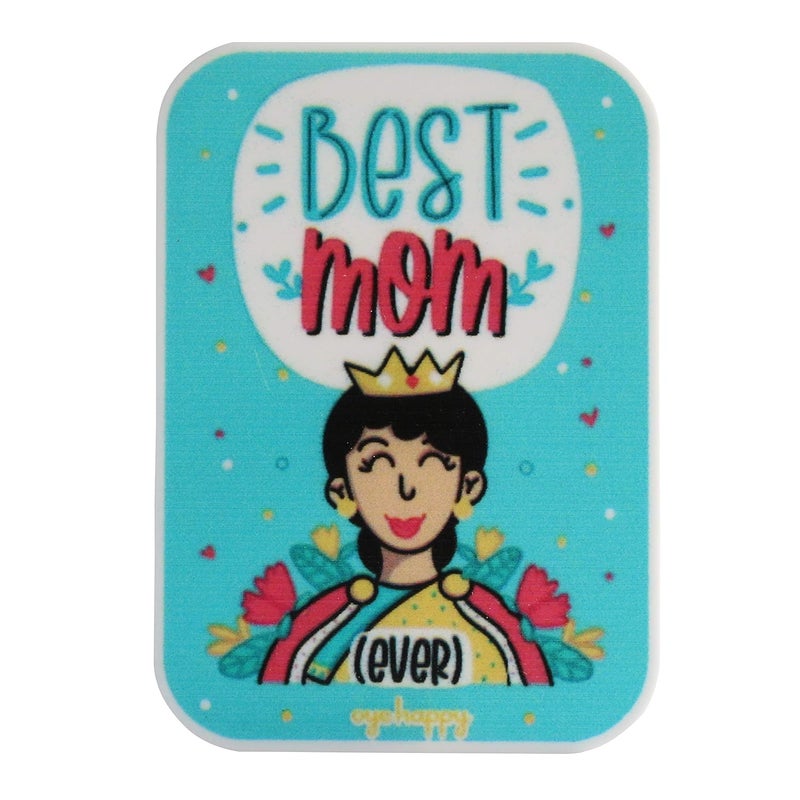 Oye Happy Best Mom Magnet Fridge Magnet for MotherMotherinLaw on BirthdayMothers Day - Image 4