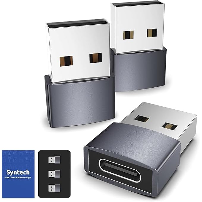 USB ADAPTER, PACK OF 3 BLACK