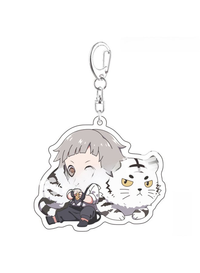 Manrhyme Haoye Dog Keychain Taizai Zhongyuan Zhongzhong Nakajima Dun Animation Acrylic Bag Pendant-Color:X-621 Tai Zaizhi
