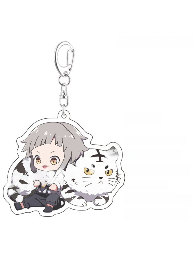 Manrhyme Haoye Dog Keychain Taizai Zhongyuan Zhongzhong Nakajima Dun Animation Acrylic Bag Pendant-Color:X-621 Tai Zaizhi