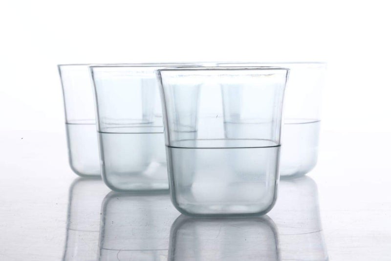 PRYFIL Unbreakable Water and Juice Drinking Glass Platinum GlassJuice GlassBeer GlassWine Glasses Set of 6 Pieces Transparent Stylish Sharbat Glass 250 Ml - Image 3