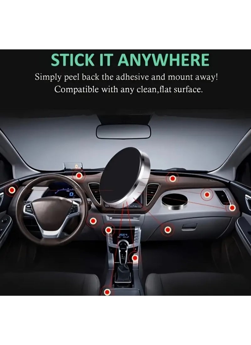 CleanWave - The Pure Effect Universal Magnetic Phone Holder – Round Design, Powerful Mount for Any Surface. Secure, Stylish & Super Strong Hold, for Large Smartphones (4"-7") | Secure Fit for iPhone, Samsung, Xiaomi & More,- RED  - Image 4