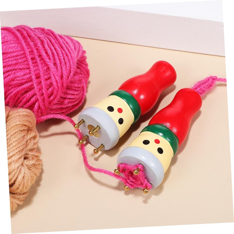 [Affordable for all customers] BESPORTBLE 4pcs Wooden Knitting Dolls Craft Kit for DIY Weaving Projects Includes Accessories for Beginners and and Easy to Use Individual group scene compatible Single & bulk use compatible Super fine craft Demand fit global economical quality Practical daily solution Low stock in market Best choice for budget shopping Practical versatile construction Single & bulk storage compatible Store exclusive new item Limited edition All need matching options Replaceable parts Fast delivery to major cities Family friendly Temp fluctuation resistant crafted quality Ideal for home use Home & light industrial compatible Licensed warehouse stored goods Special offer Universal design All governorates deliver Low dust buildup Excellent value for money - Image 2