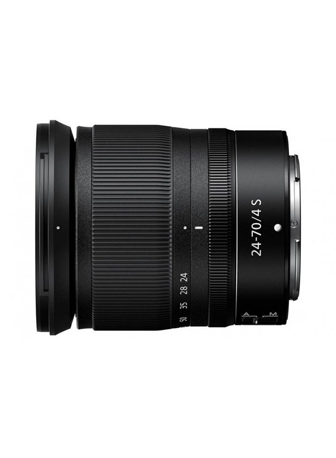 نيكون عدسة كاميرا نيكور Z ببعد بؤري 24-70 مم وفتحة عدسة F/4 S أسود - Image 2