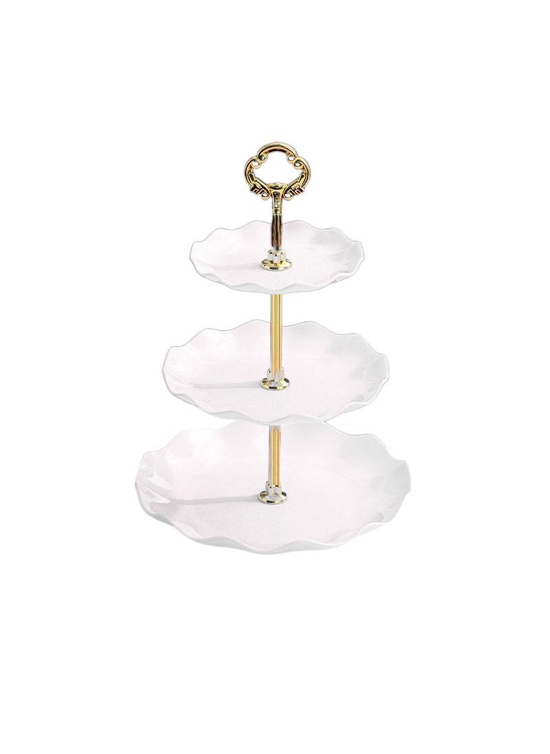 Y&D - Three Layer European Style Multi Layer Removable Fruit Dessert Plate - Image 1