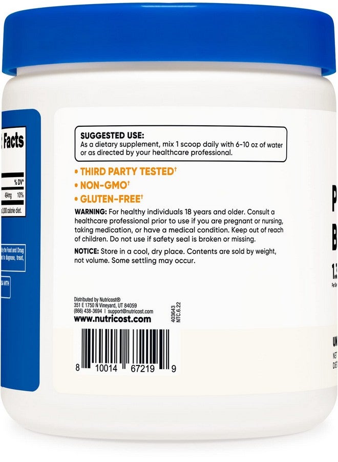 Nutricost Potassium Bicarbonate Powder 1 Lb Gluten Free Nongmo - Image 4