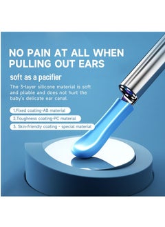 MileMelo Ear Wax Removal, 1080P HD Ear Wax Removal Tool Camera Ear Wax Removal Kit Ear Camera Otoscope with 6 LED Light for iOS and Android (White)  - Image 5