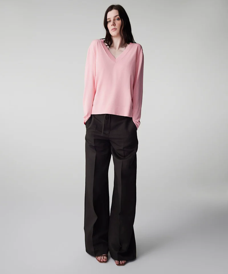 Ipekyol V-Neck Basic Knit Top