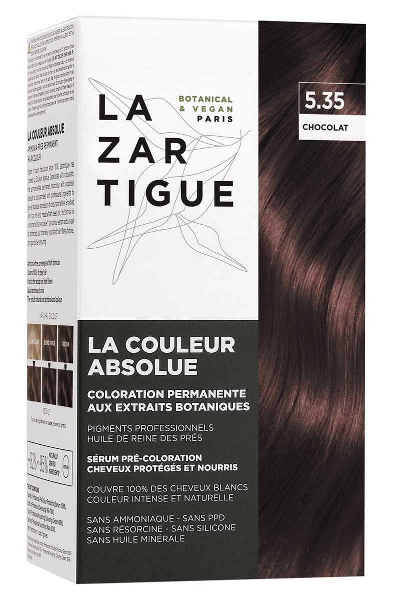 Lazartigue La Couleur Absolue Permanent Haircolour 5.35 Chocolate 125ml - Image 1