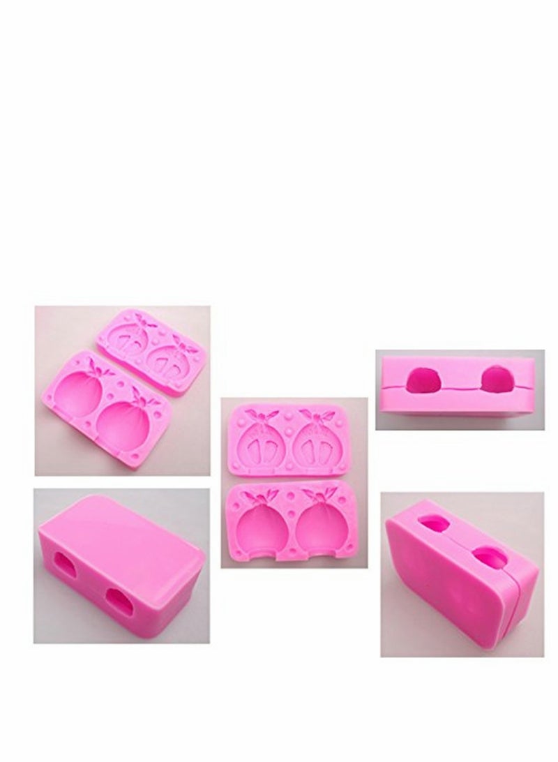 Excefore Baby Shower Silicone Candle Mold, 3D Foot Soap Mold Fondant DIY Cake Decorating Candy Chocolate Mould (Boy & Girl)  - Image 2