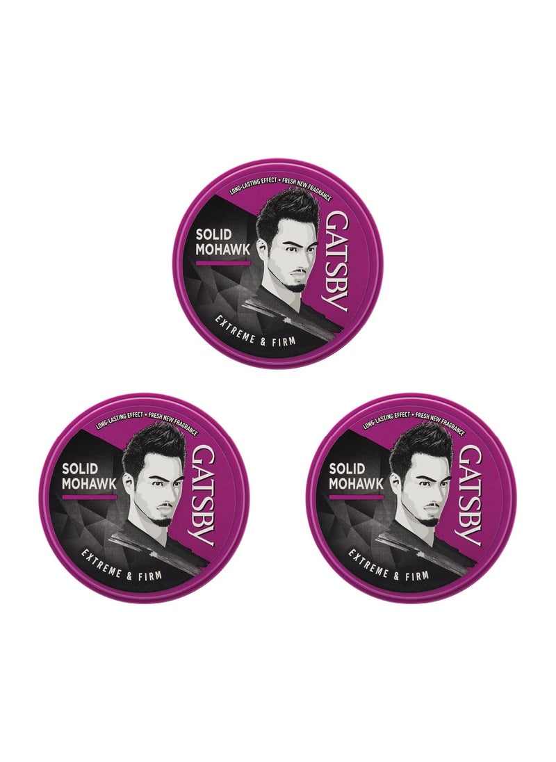 GATSBY Gatsby Japan Hair Styling Wax for Men Extreme Firm 25g Set of 3  - Image 1