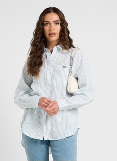 LACOSTE Button Down Woven Shirt  - Image 1