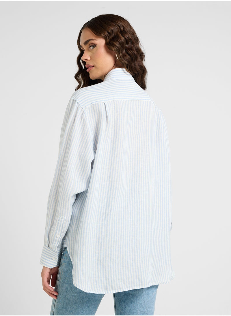 LACOSTE Button Down Woven Shirt  - Image 2