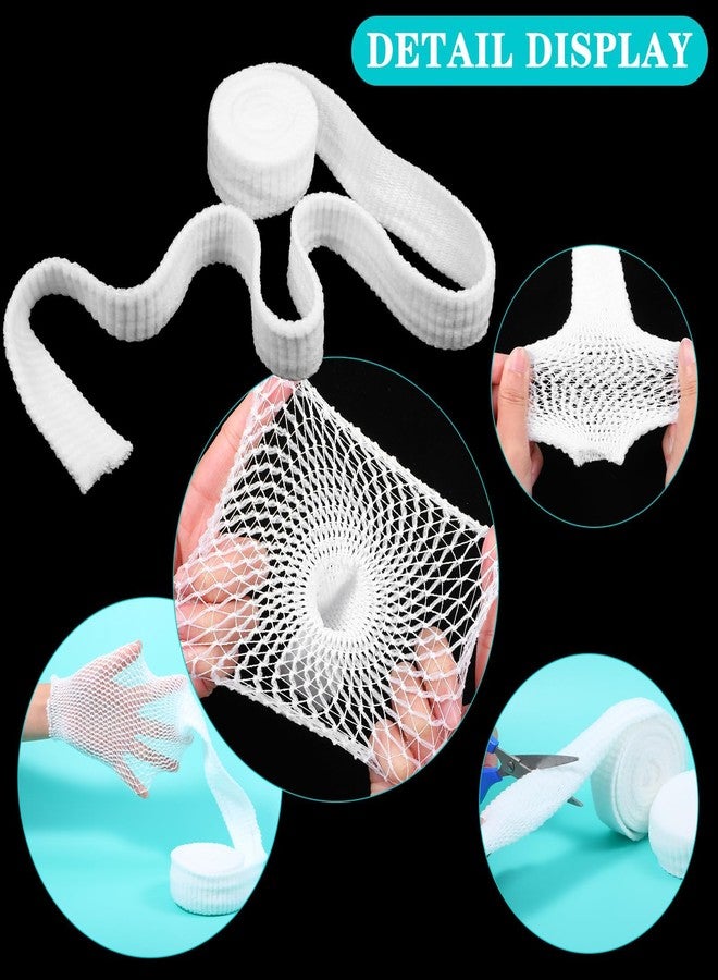 xinxingin Surgical Bandage, 2M Length 3.8cm Width, Breathable Mesh Elastic Tubular Bandages for Wounds, Soft Stretchable Surgical Pads for Dressing, Ideal for Sports Injuries and Post-Surgery Care - Image 4