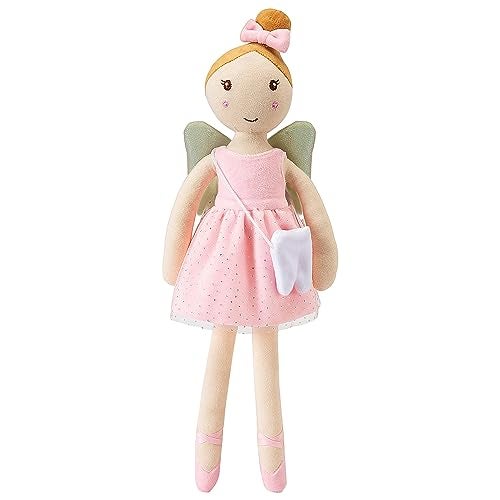 free-space Tooth Fairy Soft Plush Ballet Doll with Little Tooth Bag Christmas Holiday Birthday Gifts for Kids - Image 1