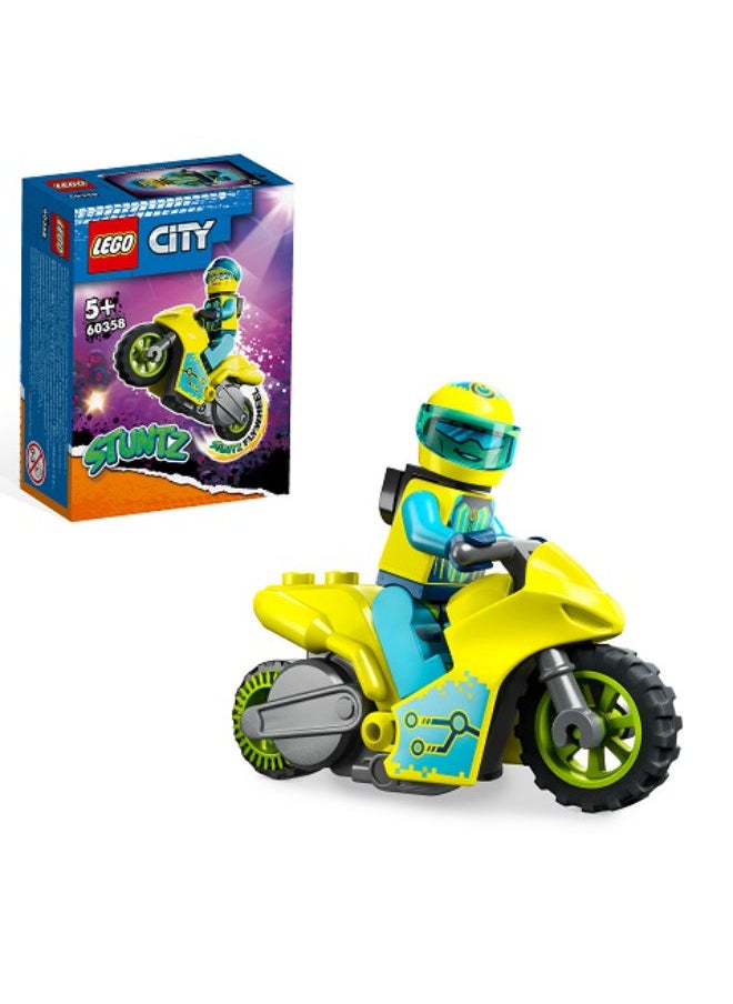 LEGO - 60358 Cyber Stunt Bike  Building Set - Image 1