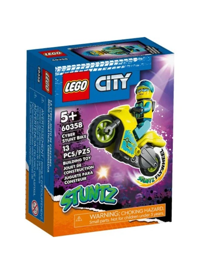 LEGO - 60358 Cyber Stunt Bike  Building Set - Image 1