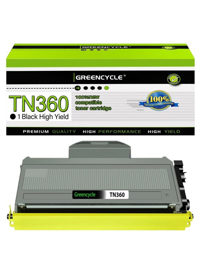 GREENCYCLE Compatible For Brother TN-360 Toner Cartridge (2600 Page Yield) - Image 1