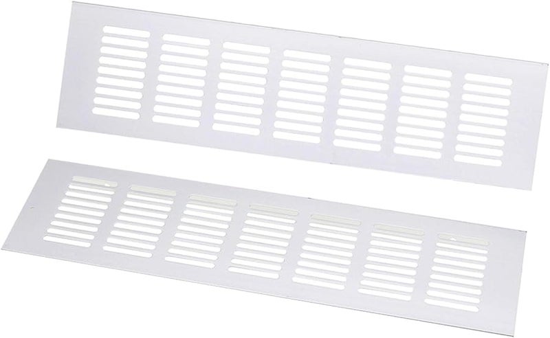 ULIFESTAR Aluminum Alloy Mesh Air Vent Cover 80x450mm For Shoe Cabinet Wardrobe Floor Exhaust - Image 1